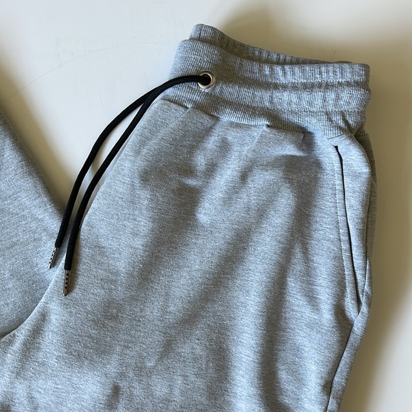 Men's Lightweight Gray Joggers Sz L - Picture 3 of 8